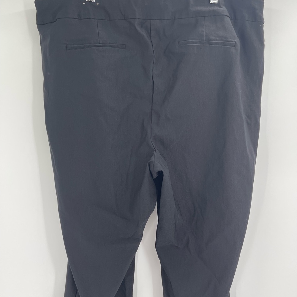 Chicos women’s pull on black rayon nylon spandex trousers pants size 4R size 20 - Picture 8 of 13
